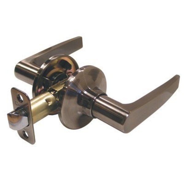 Morant Home Series Flat Handle Leverset Passage Antique Brass, Deltana, Mfr#: 6413-5